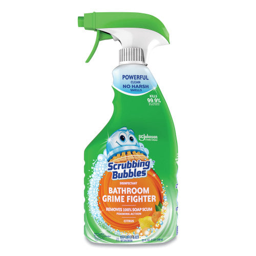 PY01 Scrubbing Bubbles Multi Surface Bathroom Cleaner, Citrus Scent, 32 oz Spray Bottle, 8/Carton (306111)