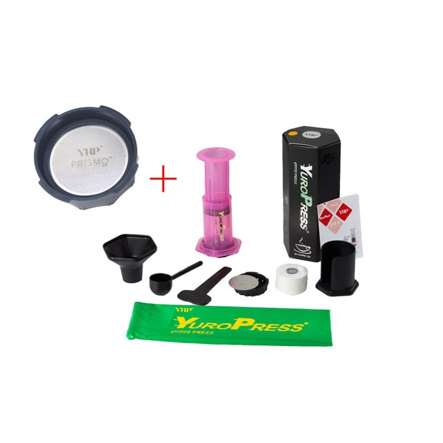 YRP YuroPress Portable Coffee Maker Espresso French Press barista tools Coffee Pot Air Press Drip Coffee Machine Filters Paper