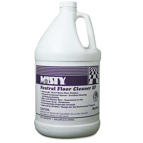 PY01 Misty Neutral Floor Cleaner EP, Lemon, 1 gal Bottle (1033704EA)