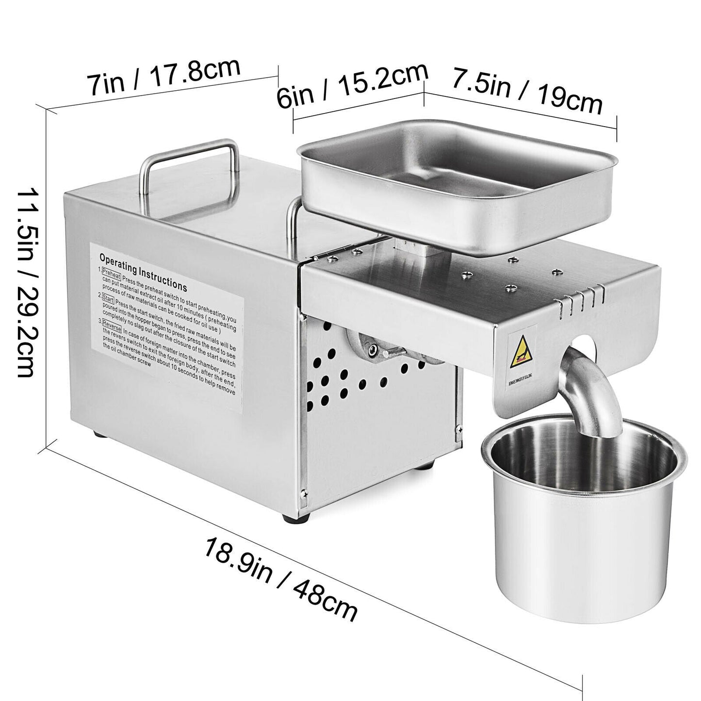 MY0071-Automatic Electric Oil Press Machine