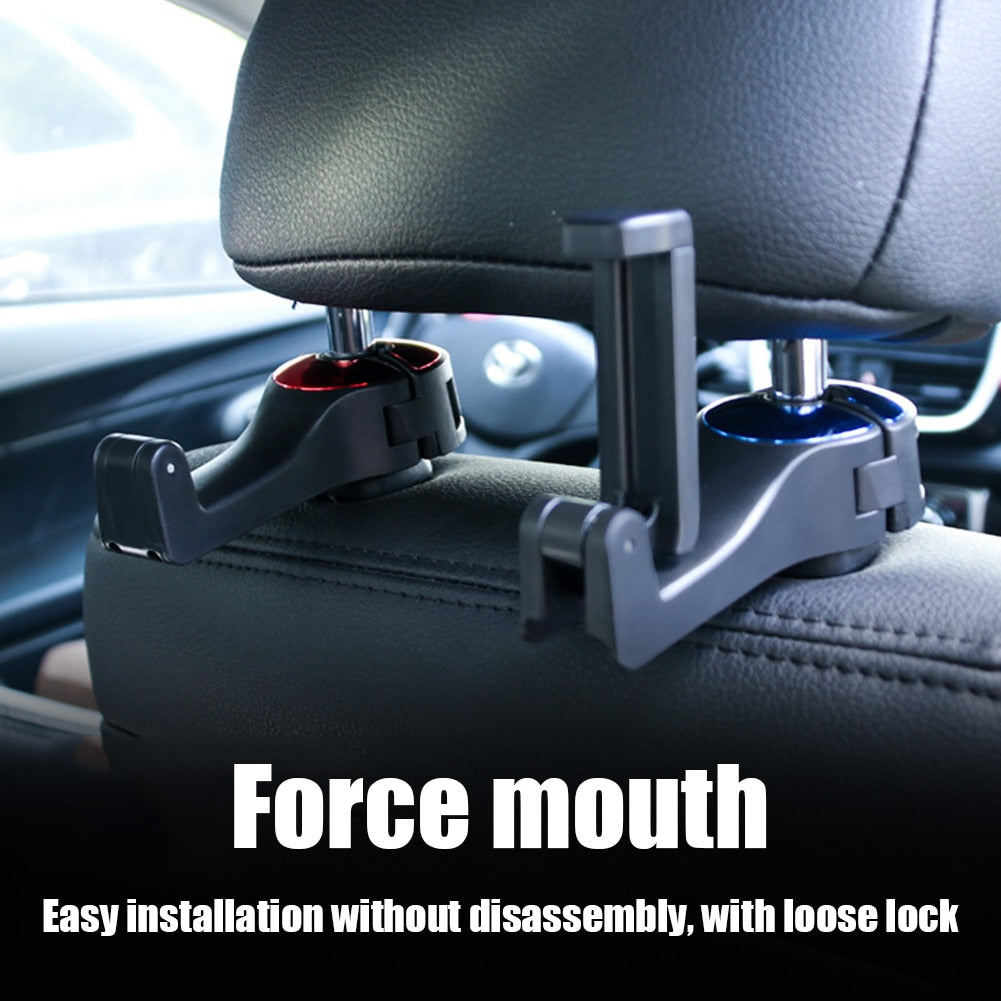 【MA358】Universal 2 in 1 Car Seat Headrest Hook