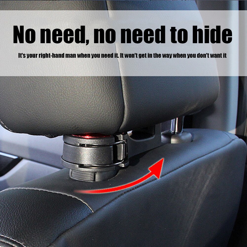 【MA358】Universal 2 in 1 Car Seat Headrest Hook