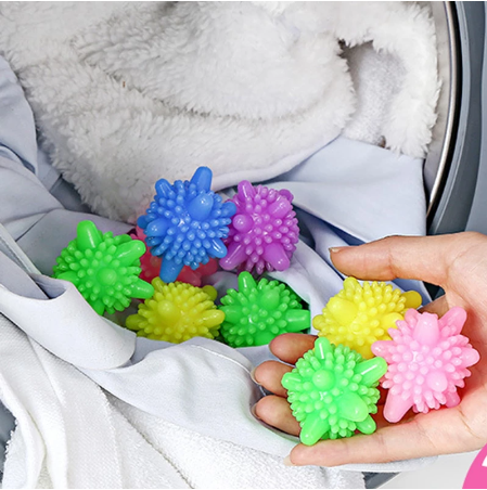 10PCS/5PCS Reusable Laundry balls for washing Machine （Random color）