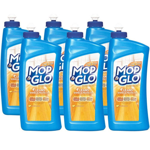 PY01 MOP & GLO Triple Action Floor Cleaner, Fresh Citrus Scent, 32 oz Bottle (89333CT)
