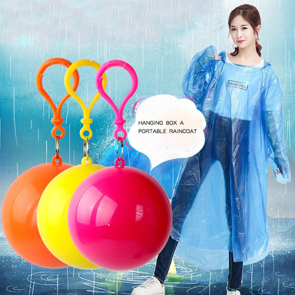 【MA325】Portable Rain Ponchos Ball