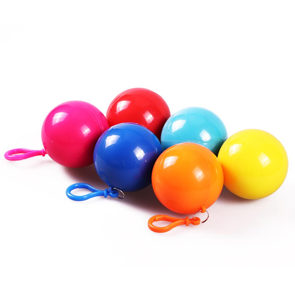 【MA325】Portable Rain Ponchos Ball