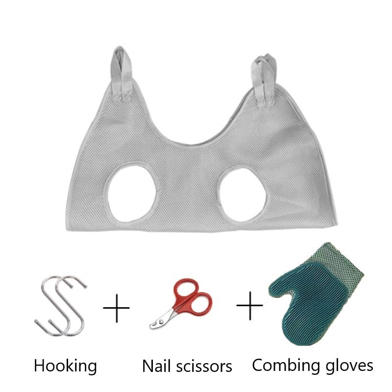 【MA235】Cat Bath Supplies（Bag and Nail Clipper）