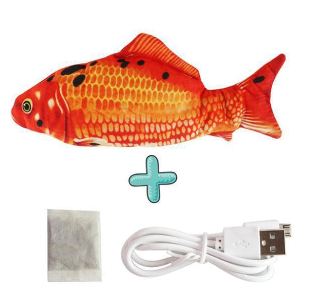【NDO38】Cat Interactive Toy Fish