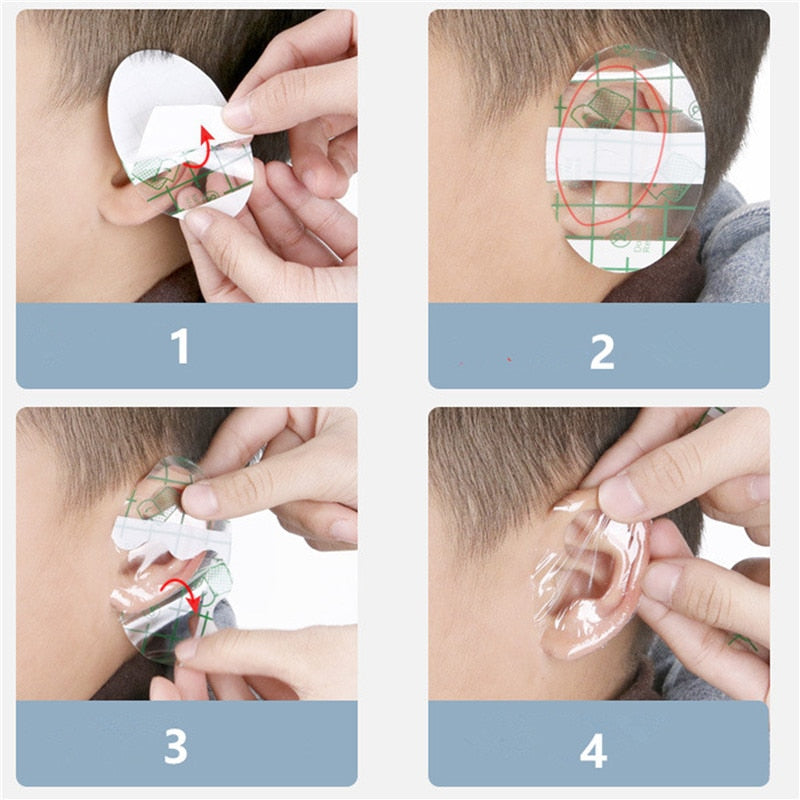 20pcs Plastic Waterproof Ear Protector Swimming shower Cover Caps Hairdressing Dye Shield Protection