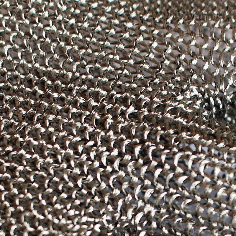 New 1PC Stainless Steel Grade 5 Steel Wire PE Steel Ring Iron Gloves Wearing Left Right Mountain Outdoor Acessories