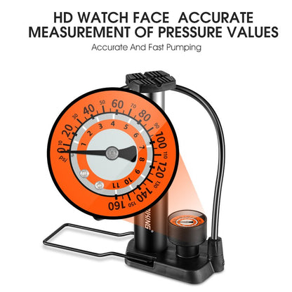 【MA369】Portable High Pressure Foot Air Pump Tire Inflator