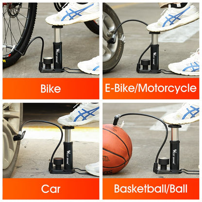 【MA369】Portable High Pressure Foot Air Pump Tire Inflator
