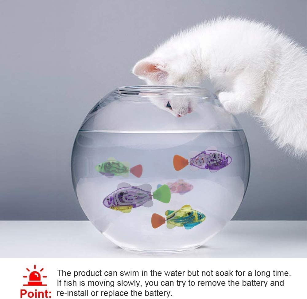 【MV342】LED cat interactive electric fish cat toy