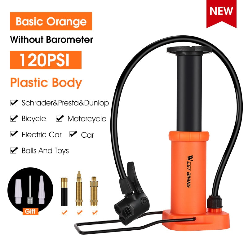 【MA369】Portable High Pressure Foot Air Pump Tire Inflator