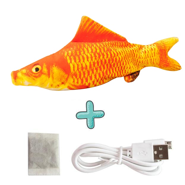 【NDO38】Cat Interactive Toy Fish