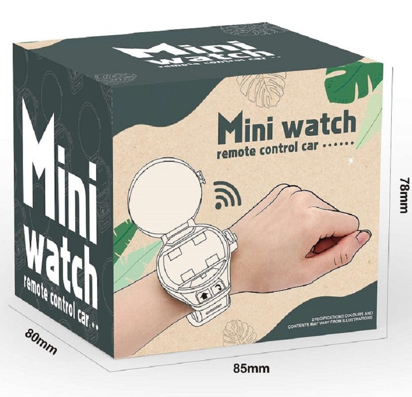 2.4G Mini Watch Control Car Cute RC Car Accompany With Your Kids Gift for Boys Kids on Birthday Christmas Watch RC Car Toy