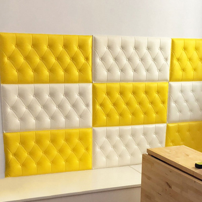 【MA341】3pcs 3D Wall Stickers Self-adhesive Foam Thicken Wallpaper