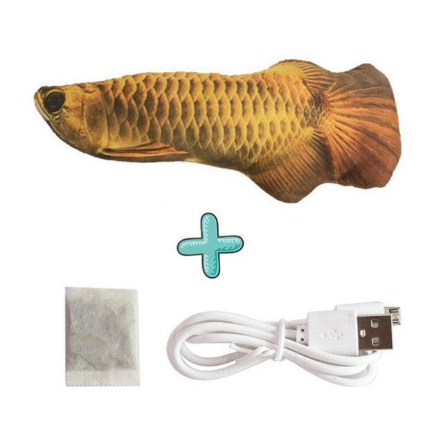 【NDO38】Cat Interactive Toy Fish
