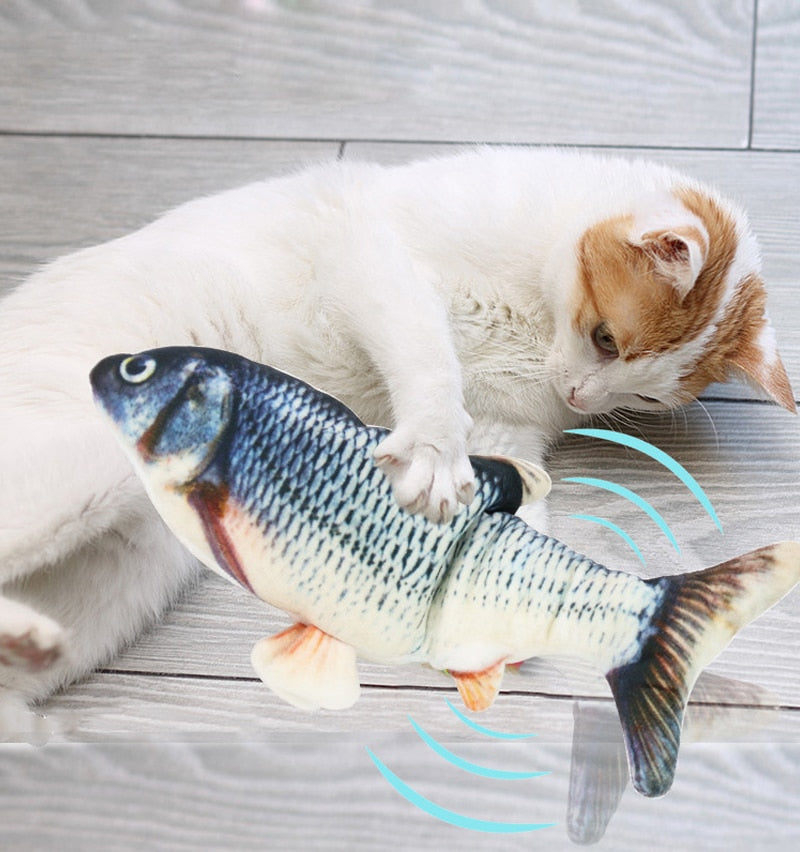【NDO38】Cat Interactive Toy Fish
