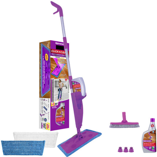 PY01 Cleaner Rejuvenate Click n Clean 16 in. W Flat Mop Kit