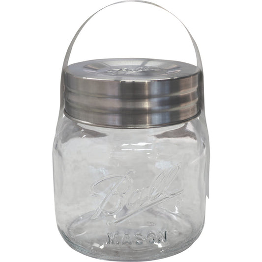 PY01 Storage Bottles And Jars Ball Super Wide Mouth Mason Jar 0.5 gal 1 pk