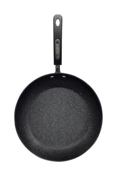 PY01 Pans&Woks Starfrit The Rock Aluminum Fry Pan 9-1/2 in. Black