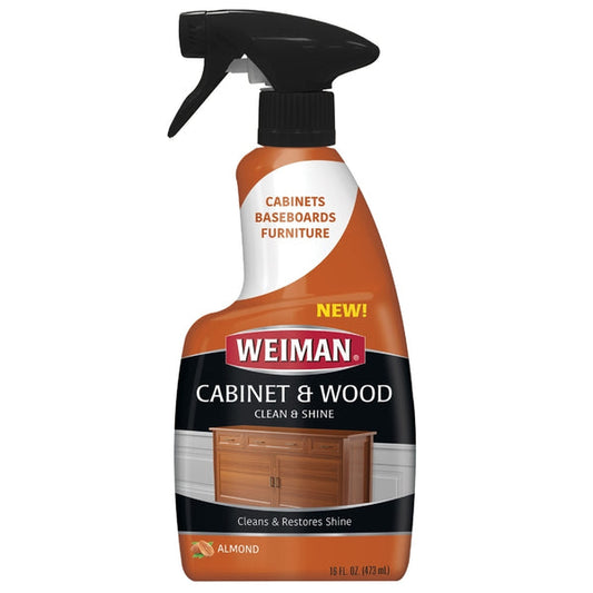 PY01 Weiman Cabinet & Wood Cleaner 16 oz. Spray (Pack of 6)