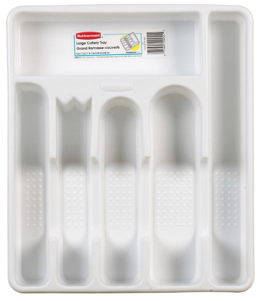 PY01 Storage Racks Rubbermaid 1.75 in. H X 11.5 in. W X 13.5 in. D Plastic Cutlery Tray