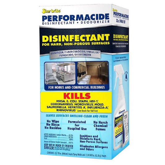 PY01 Star Brite Performacide No Scent Disinfectant Kit 32 oz.