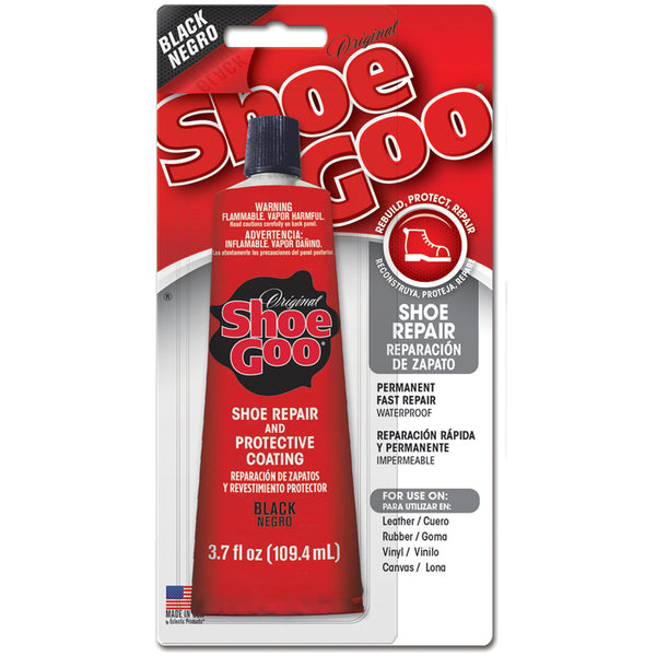 PY01 Shoe Goo Black Adhesive Shoe Repair and Protective Coating 3.7 oz.