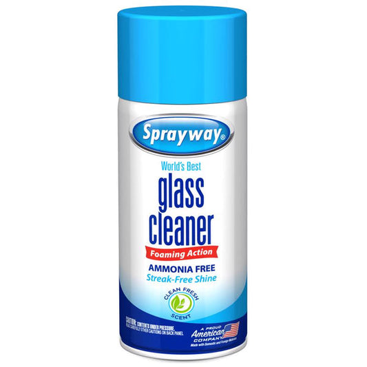 PY01 Sprayway Fresh Scent Glass Cleaner 6 oz Foam (Pack of 12).