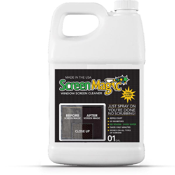 PY01 Screen Magic Window Screen Cleaner 1 gal Liquid
