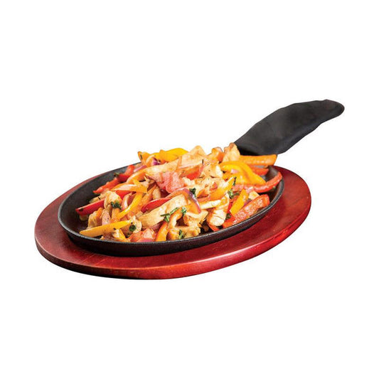 PY01 Pans&Woks TableCraft Black Cast Iron Sizzle Platter Set
