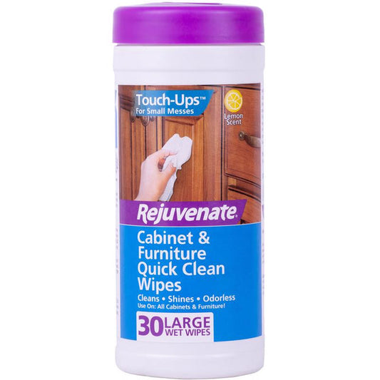 PY01 Rejuvenate Plant-Based Pulp Floor & Furniture Cleaning Wipes 8 in. W x 7 in. L 30 pk