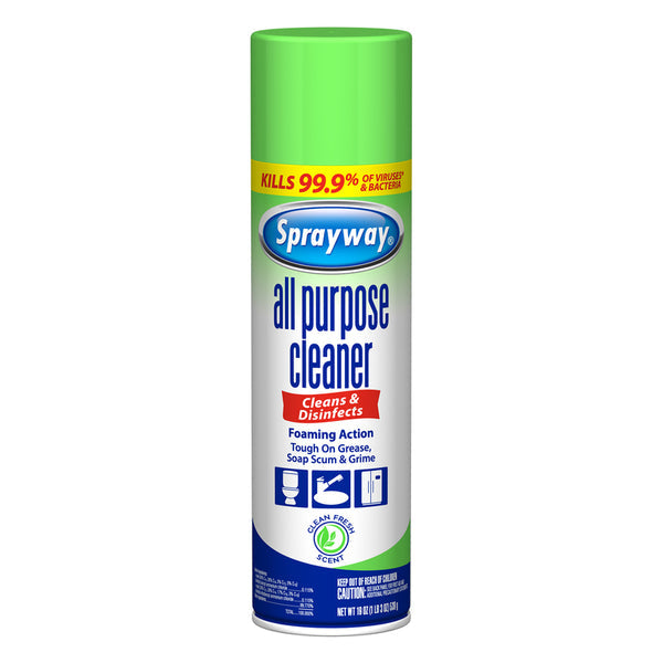 PY01 Sprayway Fresh Scent All Purpose Cleaner Aerosol 19 oz. (Pack of 6)