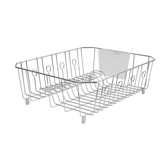 PY01 Storage Racks Rubbermaid 17.6 in. L X 13.8 in. W X 5.9 in. H Chrome Steel Dish Drainer