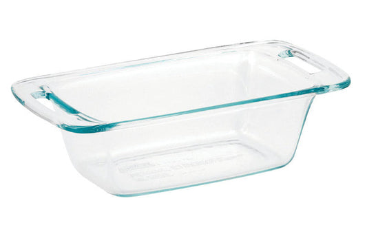 PY01 Storage Boxes Pyrex 5-1/4 in. W x 8-3/4 in. L Loaf Pan Clear (Pack of 4)