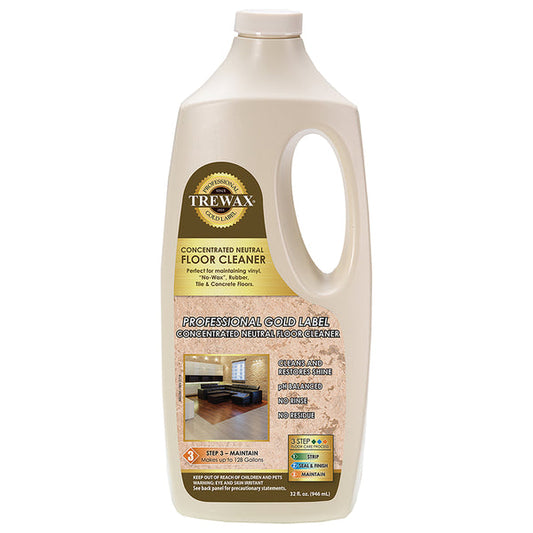 PY01 Trewax No Scent Floor Cleaner Liquid 32 oz