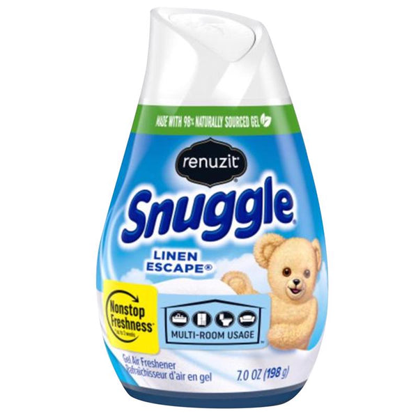PY01 Renuzit Snuggle Linen Escape Scent Air Freshener 7 oz. Gel